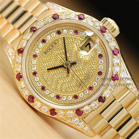 rolex ruby dial|gold rolex with rubies.